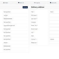 Профиль клиента BS-PROFILE для JoomShopping 5+