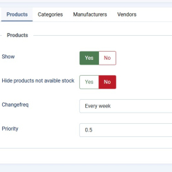 Плагин карты сайта для JoomShopping 5+