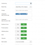 Детальный список атрибутов товара для JoomShopping