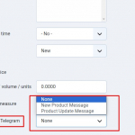 Информер о товарах в Telegram каналы и группы JoomShopping 5+